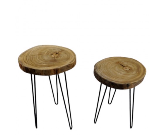 Craft Wooden Side Tables 