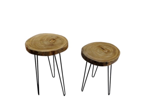 Craft Wooden Side Tables 
