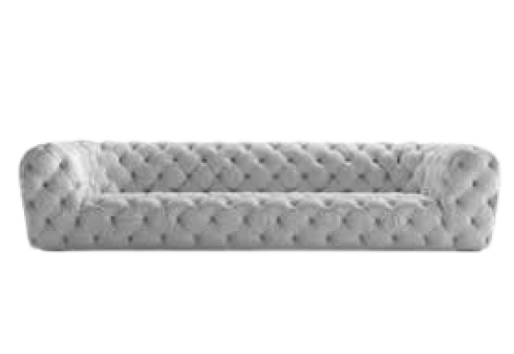 Deep Buttoned Low Couch