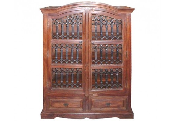 Wooden Iron Cabinet