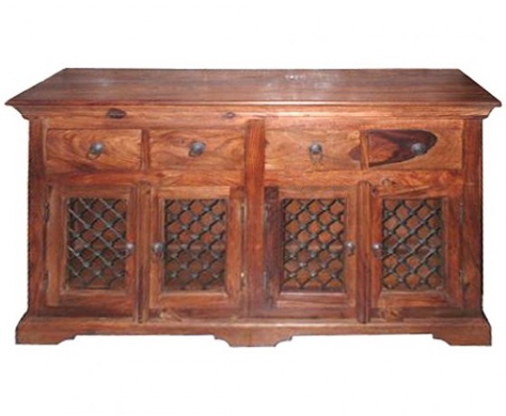 Wooden Iron Cabinet